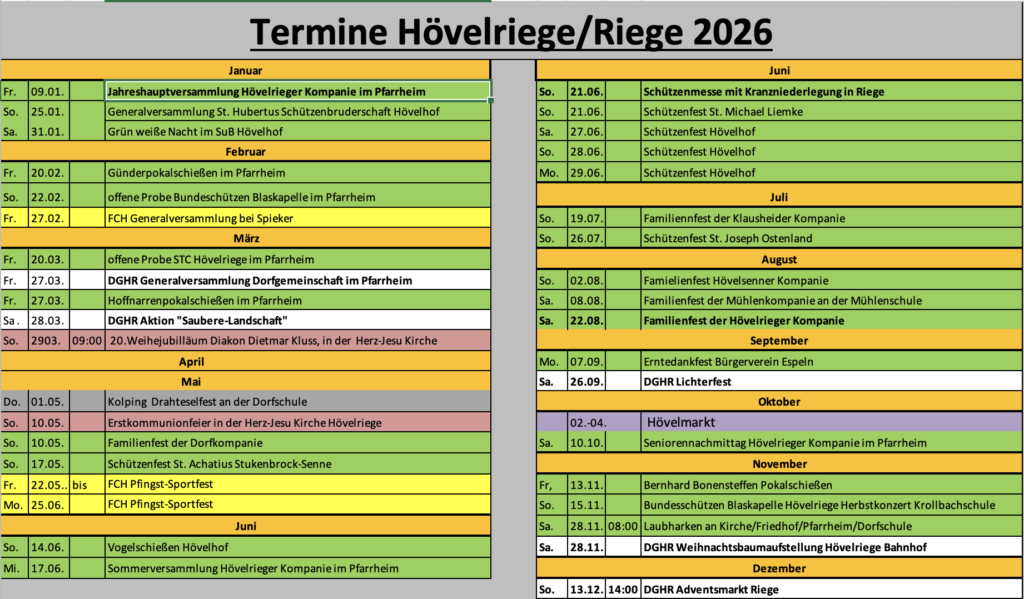 TerminUebersicht